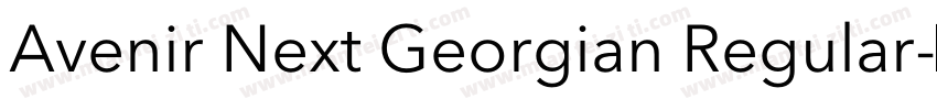 Avenir Next Georgian Regular字体转换